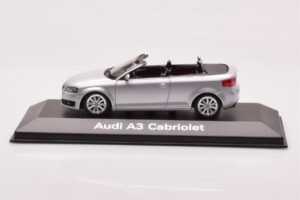 Audi A3 8P Kabrioletas Sidabrinis Minichamps 1:43