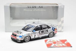 Audi A4 B5 Orix #2 P. Radisch 1998 UT Models 1:18 39872 Metalas - nuotrauka 6 iš 6