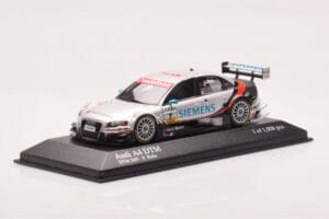 Audi A4 B7 DTM Team Audi Sport Abt #7 F. Biela DTM 2007 Minichamps 1:43 400071797 Metalas - nuotrauka 2 iš 4
