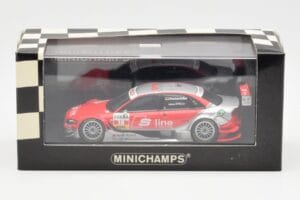 Audi A4 B7 DTM Team Audi Sport Rosberg #18 M. Rockenfeller DTM 2008 Minichamps 1:43 400081718 Metalas - nuotrauka 4 iš 4