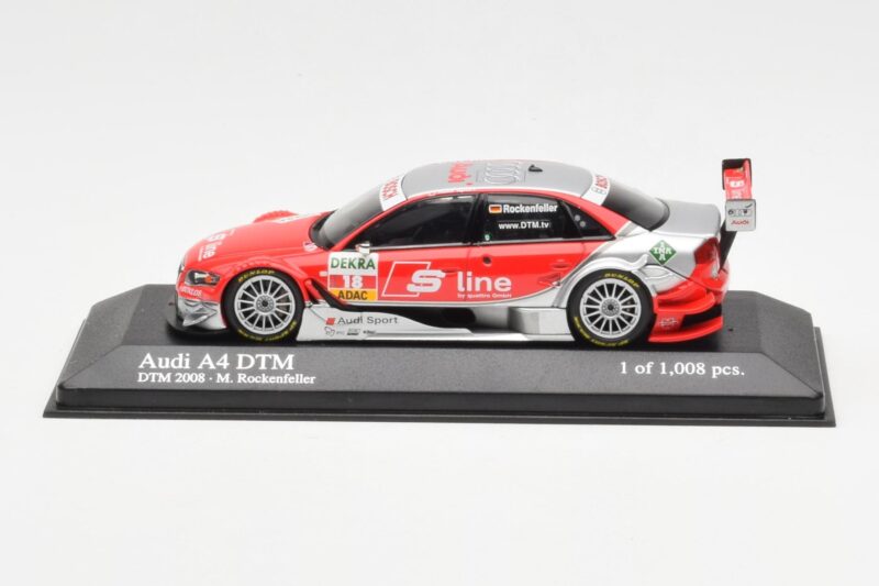 Audi A4 B7 DTM Team Audi Sport Rosberg #18 M. Rockenfeller DTM 2008 Minichamps 1:43