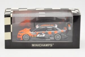 Audi A4 B7 DTM Team Futurecom TME #21 C. Albers DTM 2008 Minichamps 1:43 400089621 Metalas - nuotrauka 4 iš 4