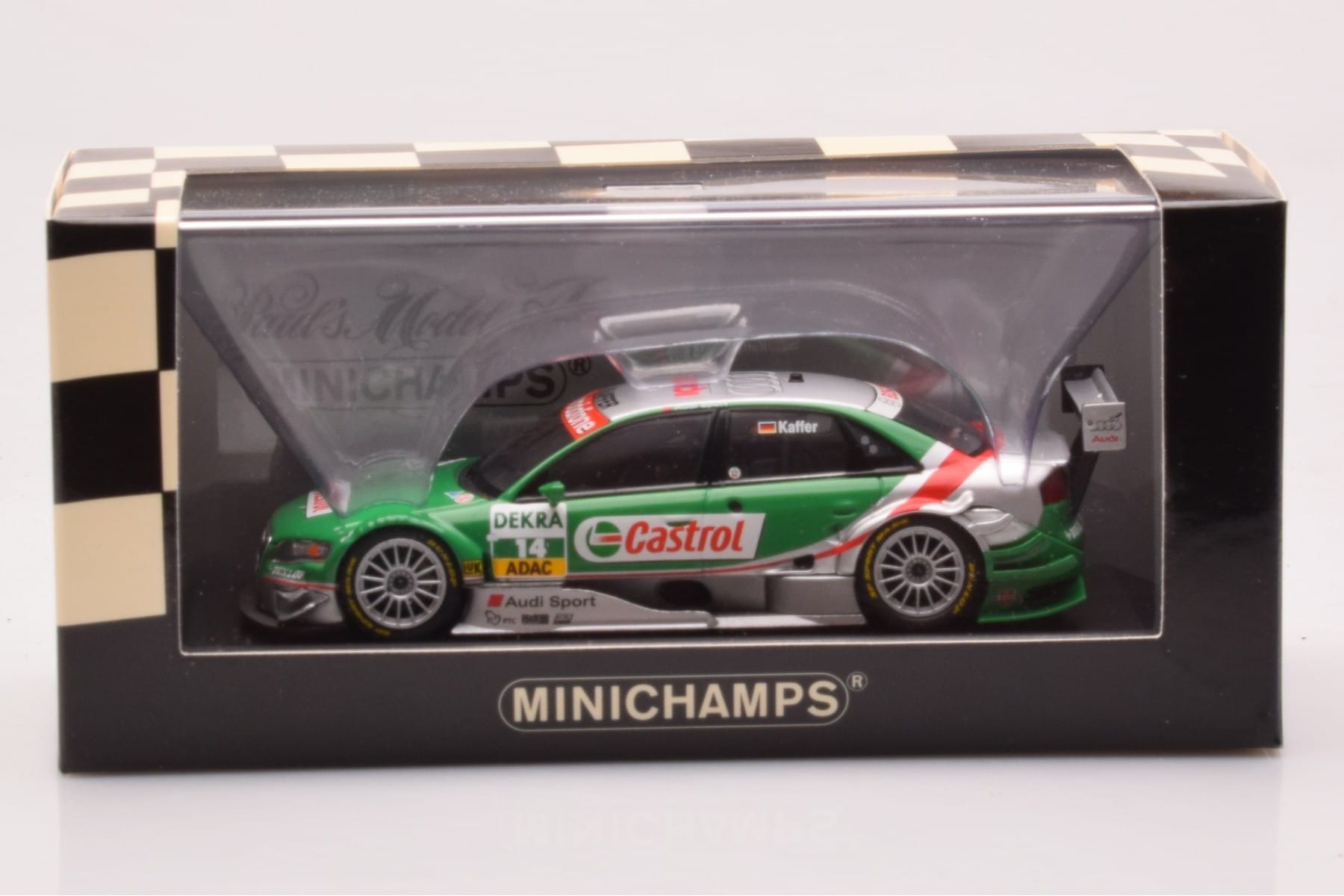 Audi A4 B7 DTM Team Phoenix #14 F. Kaffer DTM 2006 Minichamps 1:43 400061514 Metalas - nuotrauka 4 iš 4