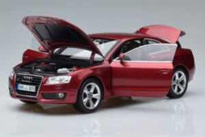 Audi A5 B8 Granato Raudona Norev 1:18 188352 Metalas - nuotrauka 2 iš 7