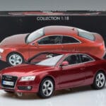 Audi A5 B8 Granato Raudona Norev 1:18 188352 Metalas - image 7 of 7