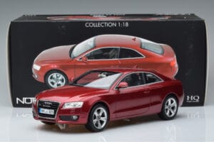 Audi A5 B8 Granato Raudona Norev 1:18 188352 Metalas - nuotrauka 7 iš 7