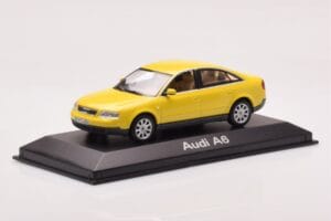 Audi A6 C5 Geltonas Minichamps 1:43 IND47004 Metalas - nuotrauka 2 iš 4