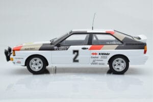 Audi Quattro Audi Sport #1 H. Mikkola / A. Hertz Winners International Swedish Rally 1981 Minichamps 1:18 155811102 Metalas - nuotrauka 3 iš 6