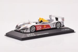 Audi R10 TDI LMP1 #7 R. Capello / T. Kristensen / A. McNish 24 Hours of Le Mans 2006 Minichamps 1:43 400061607 Metalas - nuotrauka 2 iš 4