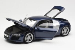 Audi R8 4.2 FSI V8 Mėlynas Kyosho 1:18 09213BL Metalas - nuotrauka 2 iš 8