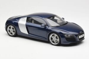 Audi R8 4.2 FSI V8 Mėlynas Kyosho 1:18 09213BL Metalas - nuotrauka 6 iš 8