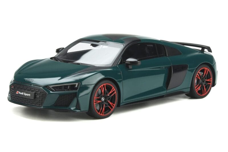 Audi R8 4S Green Hell Tioma Žalias GT Spirit 1:18 GT863 Derva