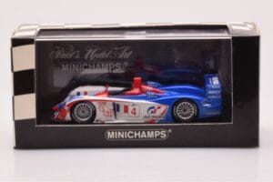 Audi R8 #4 M. Ortelli / J-M. Gounon 1000km Spa 2005 Minichamps 1:43 400051304 Metalas - nuotrauka 4 iš 4