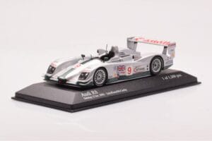 Audi R8 #9 M. Salo / Kane / McCarthy Sebring 12 Hours 2003 Minichamps 1:43 400031399 Metalas - nuotrauka 2 iš 4