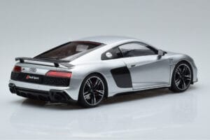 Audi R8 Performance Sidabrinis Kengfai 1:18 VAKF-0354 Metalas - nuotrauka 3 iš 10