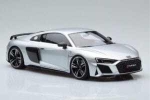 Audi R8 Performance Sidabrinis Kengfai 1:18 VAKF-0354 Metalas - nuotrauka 6 iš 10