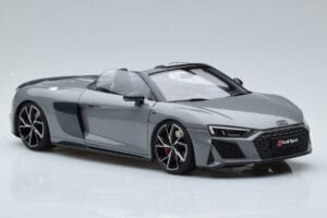 Audi R8 Spyder Performance Nardo Pilkas Kengfai 1:18 VAKF-0352 Metalas - nuotrauka 7 iš 11