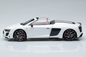 Audi R8 Spyder Performance Baltas Kengfai 1:18 VAKF-0351 Metalas - nuotrauka 6 iš 11