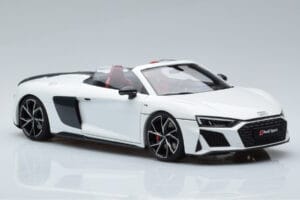 Audi R8 Spyder Performance Baltas Kengfai 1:18 VAKF-0351 Metalas - nuotrauka 7 iš 11