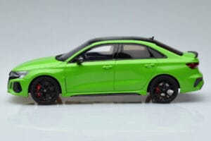 Audi RS3 8Y Sedanas Žalias GT Spirit 1:18 GT414 Derva - nuotrauka 3 iš 6