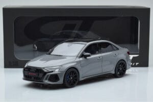 Audi RS3 8Y Sedan Performance Edition Pilkas GT Spirit 1:18 GT885 Derva - nuotrauka 6 iš 6