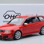 Audi RS4 B5 Avant Raudonas Otto 1:18 - image 6 of 6