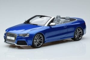 Audi RS5 B8 Kabrioletas Mėlynas GT Spirit 1:18 ZM053 Derva