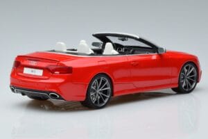 Audi RS5 B8 Kabrioletas Raudonas GT Spirit 1:18 GT724 Derva - nuotrauka 2 iš 5