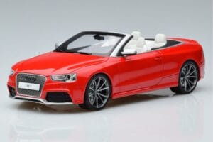 Audi RS5 B8 Kabrioletas Raudonas GT Spirit 1:18 GT724 Derva
