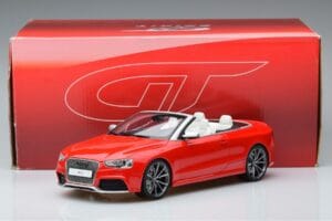 Audi RS5 B8 Kabrioletas Raudonas GT Spirit 1:18 GT724 Derva - nuotrauka 5 iš 5