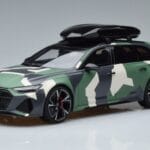 Audi RS6 C8 Avant Kamufliažas With Roof Top Asia Edition GT Spirit 1:18 CLDC014 Derva