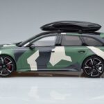 Audi RS6 C8 Avant Kamufliažas With Roof Top Asia Edition GT Spirit 1:18 CLDC014 Derva - image 3 of 6