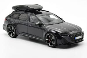 Audi RS6 C8 Avant Mythos Juodas Su Karbono Stogu Asia Edition GT Spirit 1:18 CLDC007 Derva - nuotrauka 4 iš 6