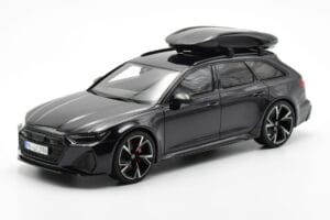 Audi RS6 C8 Avant Mythos Juodas Su Karbono Stogu Asia Edition GT Spirit 1:18 CLDC007 Derva
