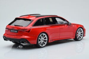 Audi RS6 MTM C8 Avant Tango Raudonas GT Spirit 1:18 GT432 Derva - nuotrauka 2 iš 6