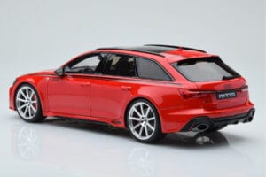 Audi RS6 MTM C8 Avant Tango Raudonas GT Spirit 1:18 GT432 Derva - nuotrauka 5 iš 6