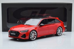 Audi RS6 MTM C8 Avant Tango Raudonas GT Spirit 1:18 GT432 Derva - nuotrauka 6 iš 6