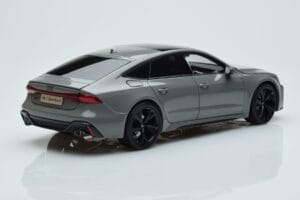 Audi RS7 C8 Sportback Pilkas Kengfai 1:18 VAKF-0333 Derva - nuotrauka 3 iš 7