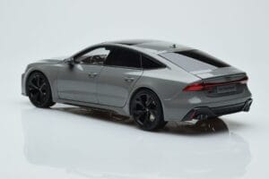 Audi RS7 C8 Sportback Pilkas Kengfai 1:18 VAKF-0333 Derva - nuotrauka 6 iš 7