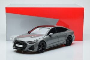 Audi RS7 C8 Sportback Pilkas Kengfai 1:18 VAKF-0333 Derva - nuotrauka 7 iš 7