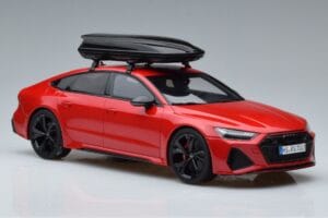 Audi RS7 C8 Sportback Raudonas Asia Edition GT Spirit 1:18 CLDC021 Derva - nuotrauka 4 iš 6