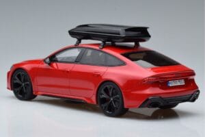 Audi RS7 C8 Sportback Raudonas Asia Edition GT Spirit 1:18 CLDC021 Derva - nuotrauka 5 iš 6
