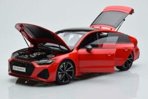 Audi RS7 C8 Sportback Raudonas Kengfai 1:18 VAKF-0332 Derva - nuotrauka 2 iš 7