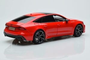 Audi RS7 C8 Sportback Raudonas Kengfai 1:18 VAKF-0332 Derva - nuotrauka 3 iš 7