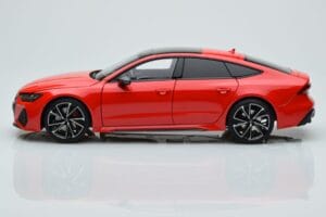 Audi RS7 C8 Sportback Raudonas Kengfai 1:18 VAKF-0332 Derva - nuotrauka 4 iš 7