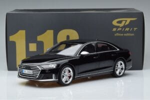 Audi S8 D5 Mythos Juodas Asia Edition GT Spirit 1:18 CLDC019 Derva - nuotrauka 6 iš 6