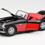 Austin-Healey 3000 Mk I Spider Juodas Raudonas Kyosho 1:18 - image 2 of 8