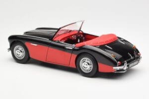 Austin-Healey 3000 Mk I Spider Juodas Raudonas Kyosho 1:18 08141KR Metalas - nuotrauka 7 iš 8
