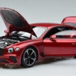 Bentley Continental GT Candy Raudonas Norev 1:18 182788 Metalas - image 2 of 7