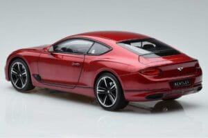 Bentley Continental GT Candy Raudonas Norev 1:18 182788 Metalas - nuotrauka 6 iš 7